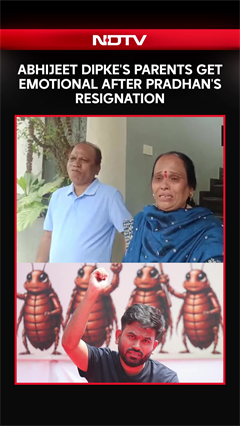 CJP Protests | Abhijeet Dipke's Parents Get Emotional As Dharmendra Pradhan Resigns Post Protest