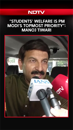 NEET Protests | "Students' Welfare Is PM Modi's Topmost Priority": BJP Leader Manoj Tiwari