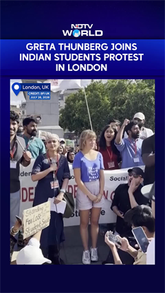 Greta Thunberg Joins Indian Student Protest In London, Backs CJP Movement