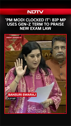 "PM Modi Clocked It": BJP MP Uses Gen-Z Slang To Defend Anti-Exam Leak Law