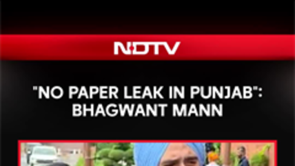 "No Paper Leak In Punjab": CM Bhagwant Mann Rejects Allegations