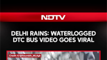 Delhi Rains: Waterlogged DTC Bus Video Goes Viral