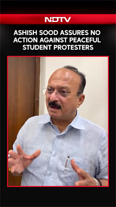 Delhi Home Minister Ashish Sood Assures No Action Against Peaceful Student Protesters