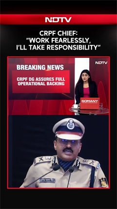 CRPF Chief | 'Work Fearlessly, I'll Take Responsibility': CRPF Chief Amid Pellet Row