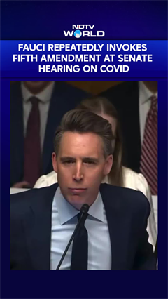 Dr. Fauci Refuses To Answer Senate's Questions As He Invokes Fifth Amendment At COVID Hearing