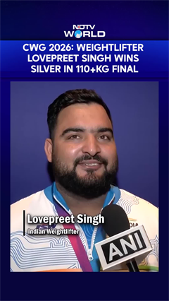 Weightlifter Lovepreet Singh Sets Games Record, Bags Silver In 110+ Kg Final