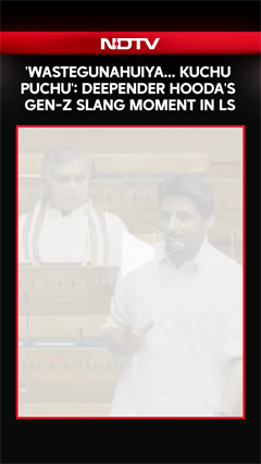 'Wastegunahuiya... Kuchu Puchu': Deepender Hooda's Gen-Z Slang Moment In Lok Sabha