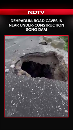 Dehradun: Road Caves In Near Under-Construction Song Dam