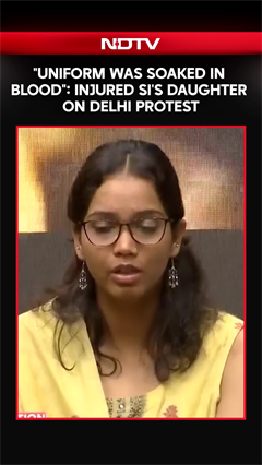 "My Father's Uniform Was Soaked In Blood": Injured SI's Daughter On Delhi Protest