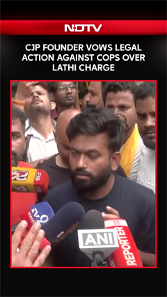 CJP Founder Vows Legal Action Against Police Over Alleged Lathi Charge