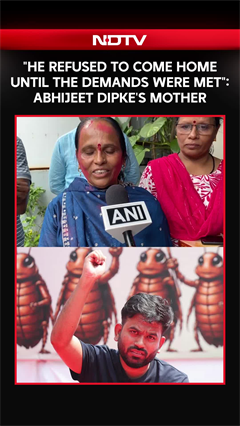 Abhijeet Dipke's Mother: "He Refused To Come Home Until The Demands Were Met"