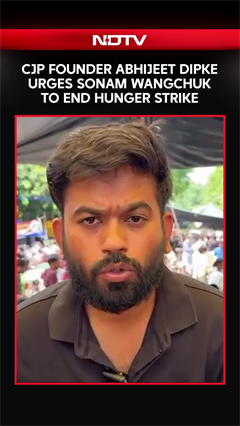 CJP Founder Abhijeet Dipke Urges Sonam Wangchuk To End Hunger Strike
