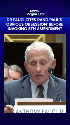 Fauci Cites Senator Rand Paul's 'Obvious Obsession' Before Invoking 5th Amendment At COVID Hearing