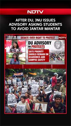 Delhi News | After DU, JNU Issues Advisory Asking Students To Avoid Jantar Mantar