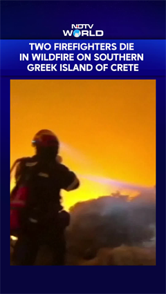 Two Firefighters Die In Wildfire On Southern Greek Island Of Crete