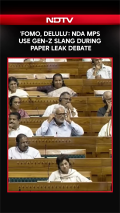 &lsquo;Delulu&rsquo;, &lsquo;Clock It&rsquo;: NDA MPs Use Gen-Z Slang During Paper Leak Debate