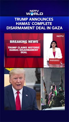 Trump Announces &ldquo;Historic&rdquo; Gaza Deal For Hamas Disarmament