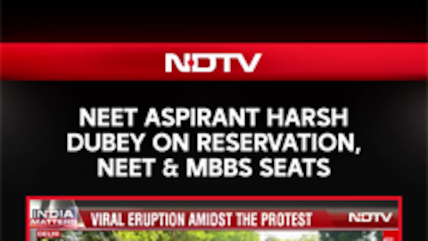 NEET Protest 2026 | NEET Aspirant Harsh Dubey On Reservation, NEET & MBBS Seats