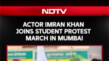 CJP Protest | Imran Khan Joins Anti-NEET Protest in Mumbai, Marches With Students