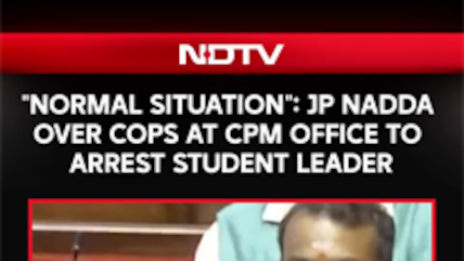 "Normal Situation": JP Nadda Over Cops At CPM Office To Arrest Student Leader