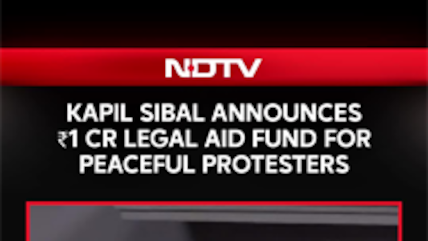 Kapil Sibal Offers ₹1 Crore To Support Legal Defence Of Protesters