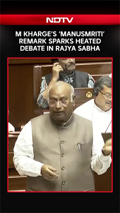 Paliament Session | M Kharge&rsquo;s &lsquo;Manusmriti&rsquo; Attack Rocks Rajya Sabha During Paper Leak Bill Debate