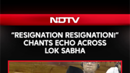 High-Voltage Drama In Lok Sabha As &ldquo;Resignation Resignation&rdquo; Chants Echo