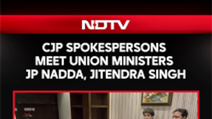 First Visuals Emerge From CJP Leaders' Meeting With beUnion Minister JP Nadda, Jitendra Singh