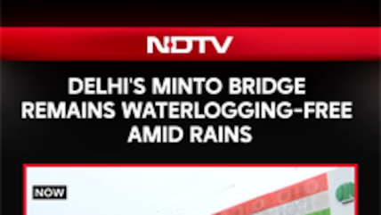 Delhi's Minto Bridge Remains Waterlogging-Free Amid Rains