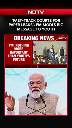 PM Modi News | "Fast-Track Courts For Paper Leaks": PM Modi's Big Message To Youth