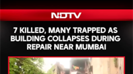 7 Killed, Many Trapped As Building Collapses During Repair Near Mumbai