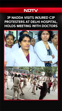 CJP Protest News | JP Nadda Meets Injured Student Protesters At RML Hospital