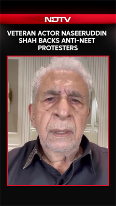 Veteran Actor Naseeruddin Shah Supports Anti-NEET Protester, Compares Police to ICE