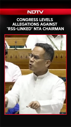 Congress Levels Allegations Against 'RSS-Linked' NTA Chairman