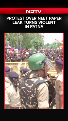 NEET Protest | All India Students' Association Stages Massive Protest in Patna Over NEET Paper Leak
