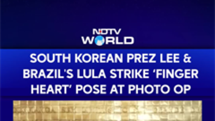 South Korea's Lee Jae Myung, Brazil's Lula Da Silva Share Viral 'Finger Heart' Moment