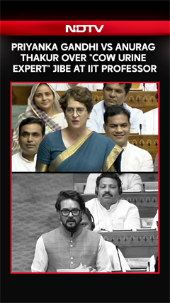 Priyanka Gandhi vs Anurag Thakur Over "Cow Urine Expert" Jibe At IIT Professor
