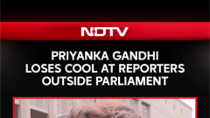 Priyanka Gandhi Loses Cool at Reporters Outside Parliament