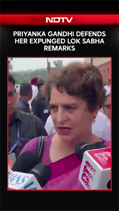 Priyanka Gandhi Defends Her Expunged Lok Sabha Remarks