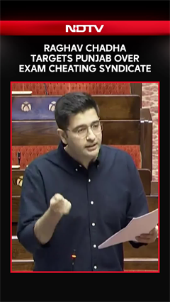 Parliament Monsoon Session | Raghav Chadha Highlights Exam Cheating Syndicate In Punjab