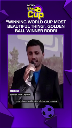 "Winning World Cup Most Beautiful thing": Golden Ball Winner Rodri