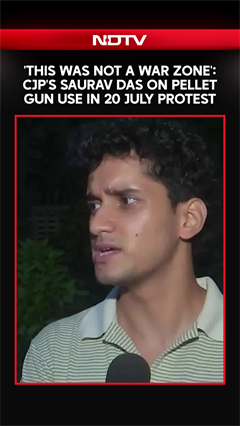 CJP's Saurav Das Questions Pellet Gun Use in 20 July Protest