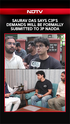 Saurav Das Says CJP's Demands Will Be Formally Submitted To JP Nadda