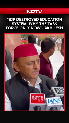 Parliament News | "BJP Destroyed Education System, Why The Task Force Only Now": Akhilesh Yadav