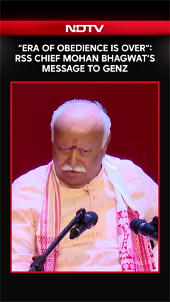 RSS Chief Mohan Bhagwat's Message To GenZ: "Era Of Obedience Is Over"