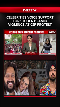 Celebrities Voice Support For Students Amid Violence At CJP Protest