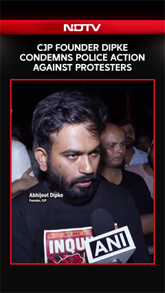 CJP Founder Abhijeet Dipke Condemns Police Action Against Protesters