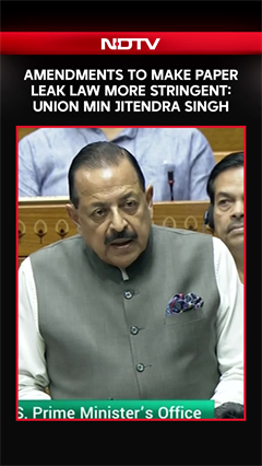 Parliament Session | "Amendments To Paper Leak Bill To Make Law More Stringent": Minister Singh