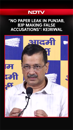 Punjab Paper Leak News | Kejriwal Denies Paper Leak In Punjab, Says "BJP Making False Accusations"