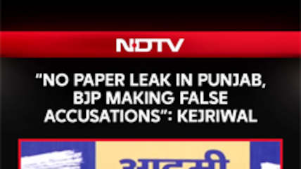 Kejriwal Denies Paper Leak In Punjab, Says "BJP Making False Accusations"